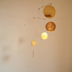 真鍮モビール円5PT 5枚目の画像