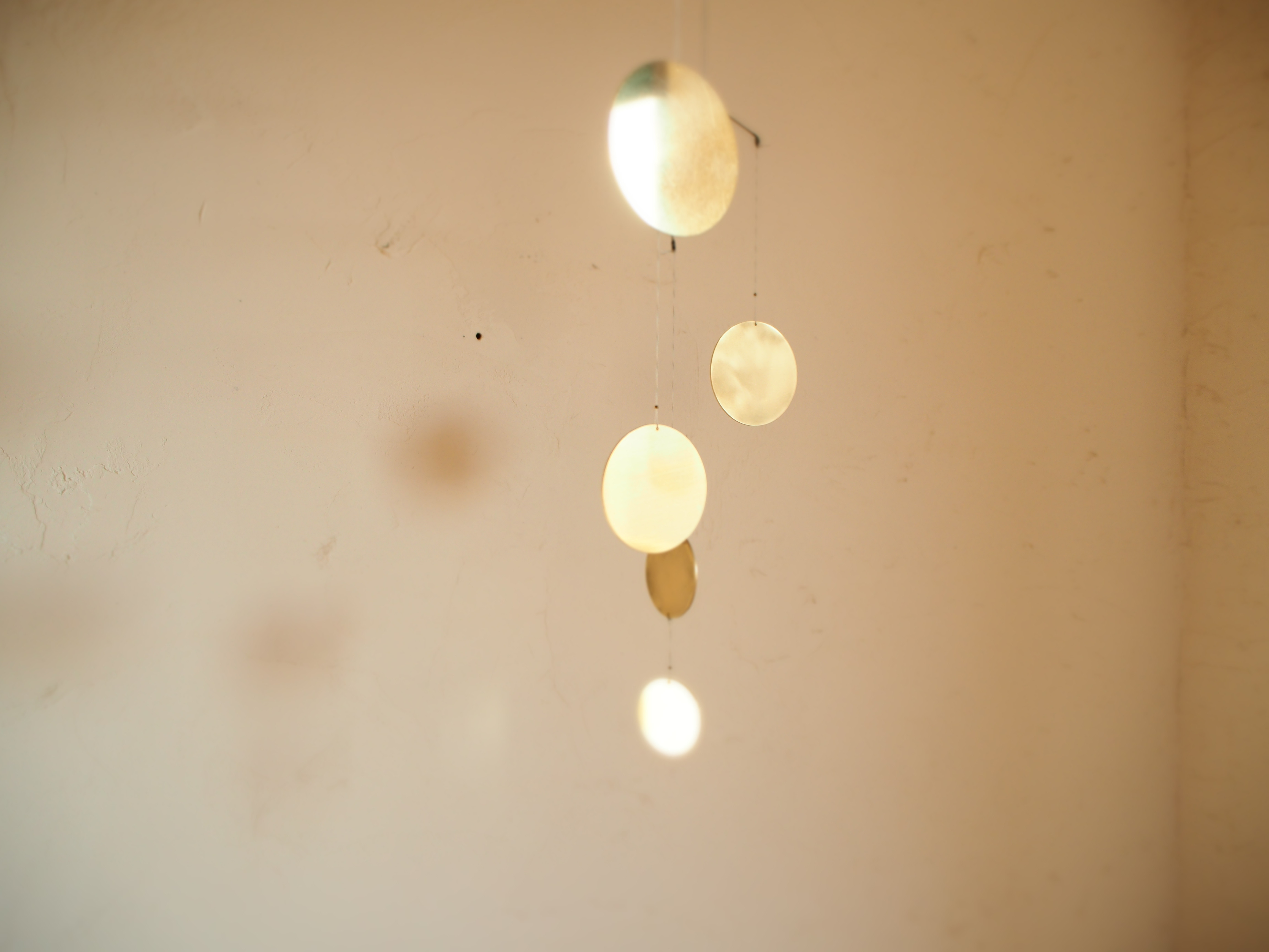 真鍮モビール円5PT