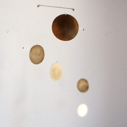 真鍮モビール円5PT 2枚目の画像