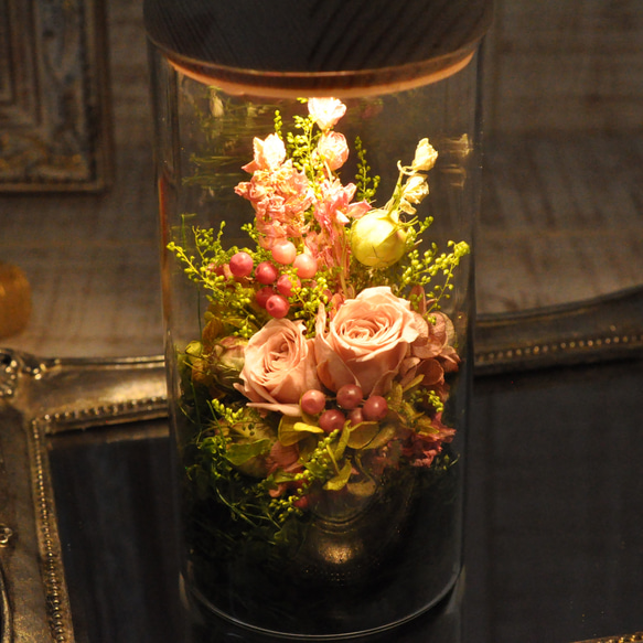 【 rose garden 】✽優しくお花を照らす✽心安らぐ lamp flower s size 7枚目の画像