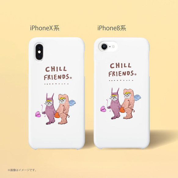 Originalスマホケース「CHILL FRIENDS_天使と悪魔」 6枚目の画像