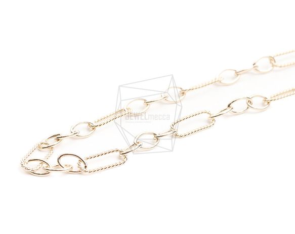 CHN-085-G【1個入り】ネックレスチェーン, Chains necklace 1枚目の画像