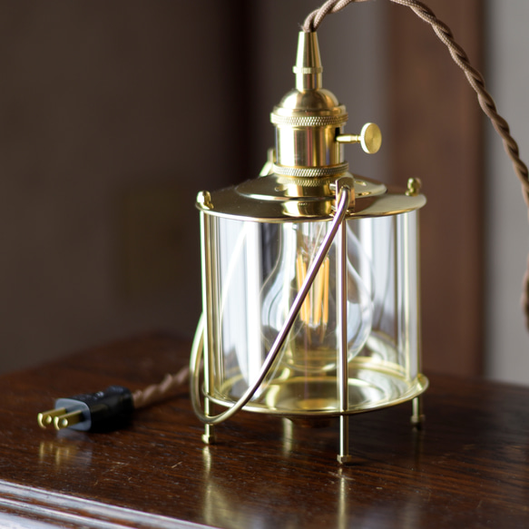 真鍮のランタンライト 