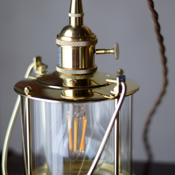 真鍮のランタンライト 