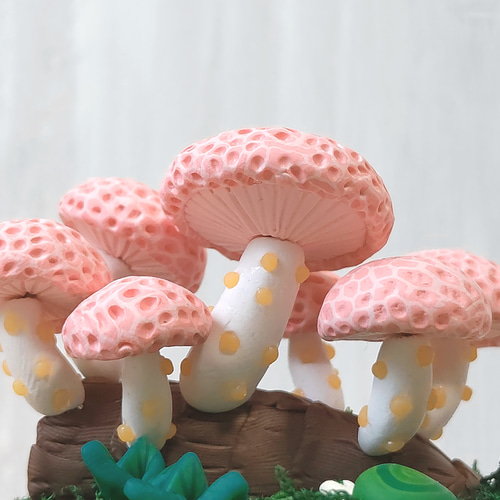 きのこ みつけた ホシアンズタケ ポリマークレイ その他インテリア雑貨
