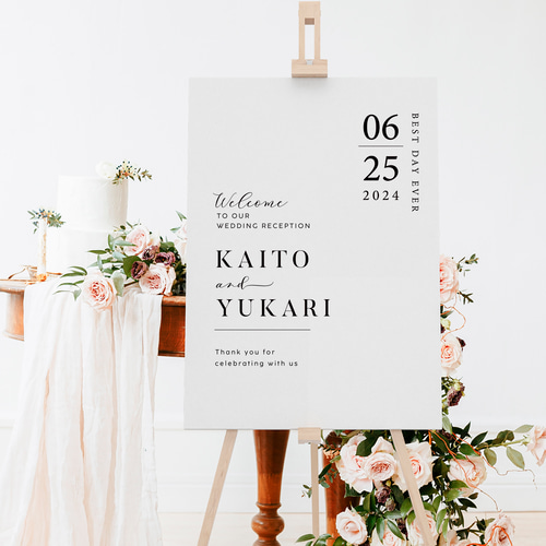 人気!結婚式 逃げ出し ウェルカムボード(F_natural_lb) 人気!結婚式 逃げ出し ウェルカムボード(F_natural_lb)