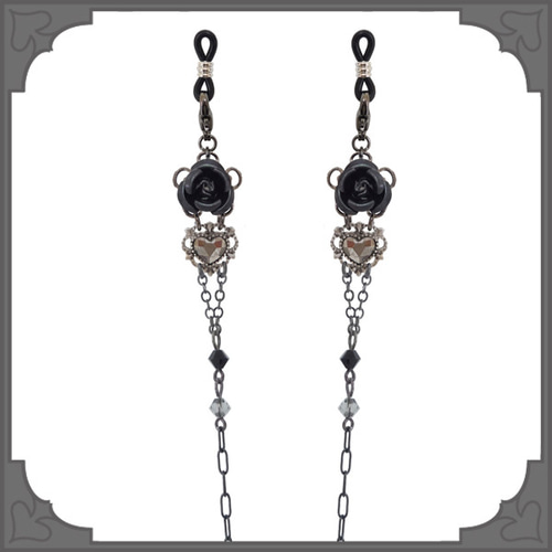 ☆❤️ ハート　薔薇　ウィング　羽　マスクチェーン　メガネチェーン ☆❤️ ハート 薔薇 ウィング 羽 マスクチェーン メガネチェーン