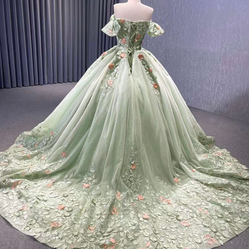 格安価格！ 美品 カラー ドレス ミント グリーン ブライダル ウェディング カラードレス ミントグリーンの魅力5号～15号（2サイズ対応