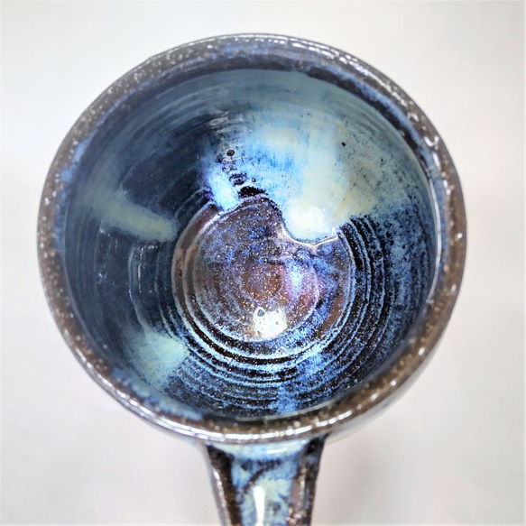 幻像的な青色のマグカップ（大きめ） 4枚目の画像