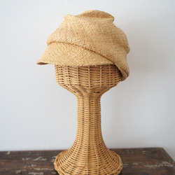 Torsion Casquette [Raffia Natural] C322Torsion casquette-拉菲亞自然色 第2張的照片