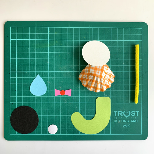 再販》【6月 梅雨 】傘 カエル てるてる坊主 保育 製作キット 6セット