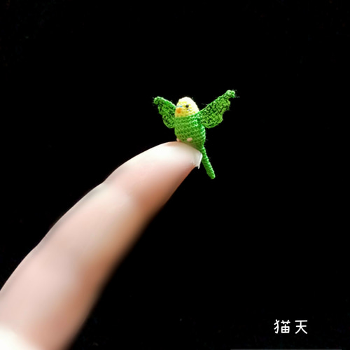 あみぐるみ セキセイインコ 4羽セットB 鳥 - メルカリ