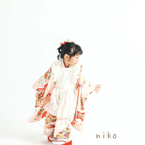 七五三 3歳さん 可愛いレースの被布エプロン 子供服 niko 通販 七五三 3歳さん 可愛いレースの被布エプロン 子供服 niko 通販