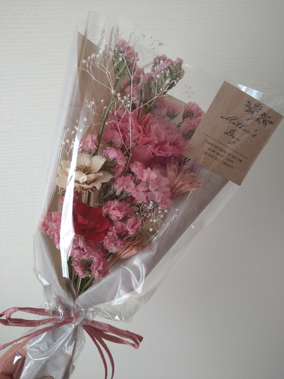 ♡Mothersday bouquet♡ 母の日  カーネーション ギフト 贈り物 ウェディング 韓国インテリア 花束 4枚目の画像
