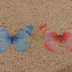 ハーバリウム コースター(蝶々) 2枚目の画像