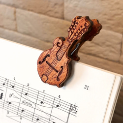【楽器】マンドリン　 Fスタイル　木製クリップ　単品販売 2枚目の画像
