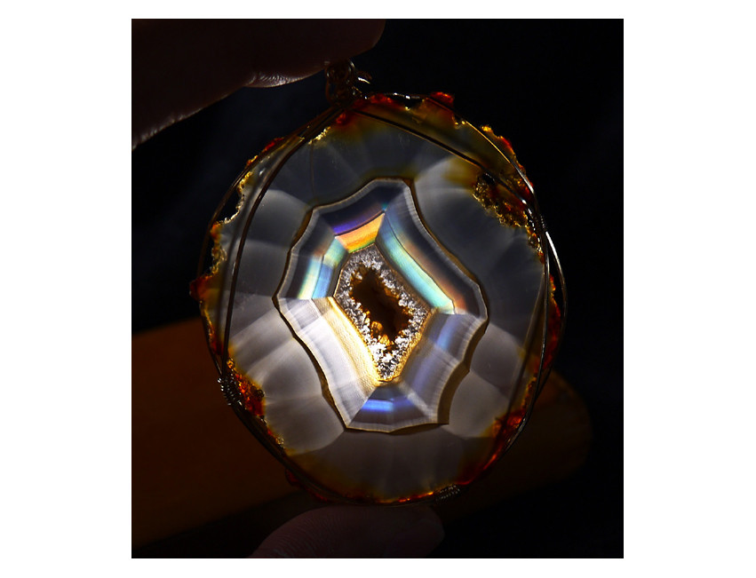 14kgf イリスアゲート ペンダント