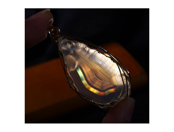 14kgf アイリスアゲート② 14kgf イリスアゲート ペンダント ネックレス・ペンダント Cerene 通販