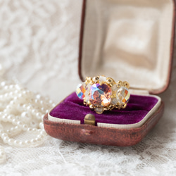 ハーフエタニティリング スワロフスキー 8-9号、10-11号、12-13