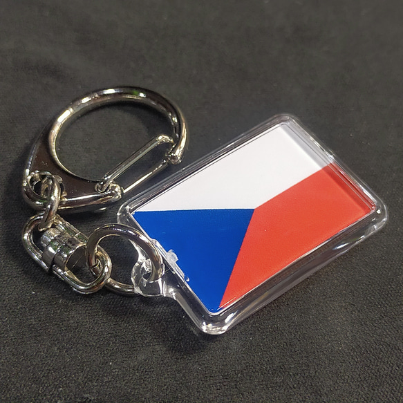 ◆新品◆ チェコ キーホルダー 国旗 Czech 2枚目の画像