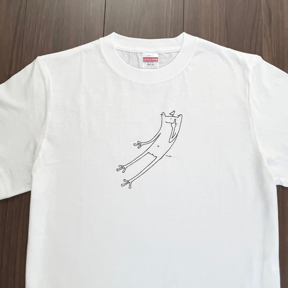 【受注制作】「ナマケロ」  手描きTシャツ 5枚目の画像