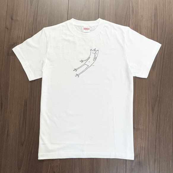 【受注制作】「ナマケロ」  手描きTシャツ 2枚目の画像