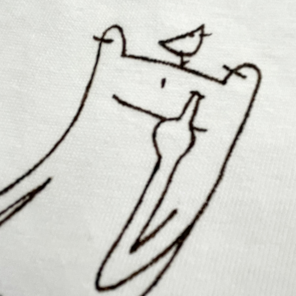 【受注制作】「ナマケロ」  手描きTシャツ 3枚目の画像