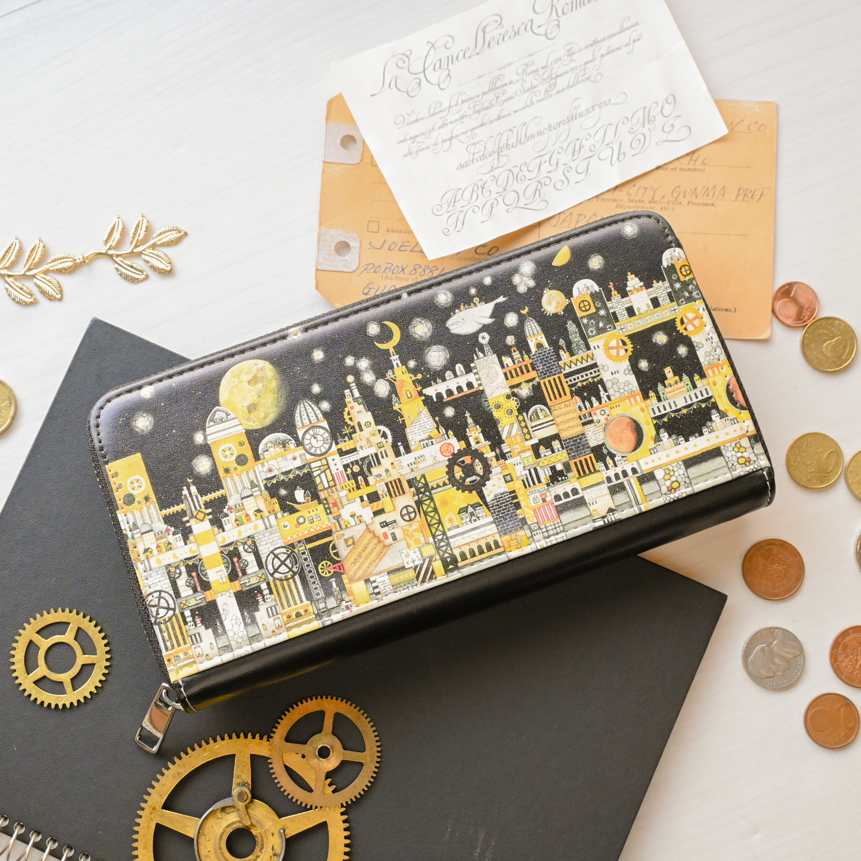 長財布「月の文明」ウォレット