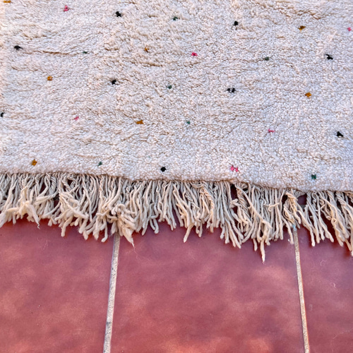 モロッコ ベニワレン Beniourain ラグ ドット柄 カラフル