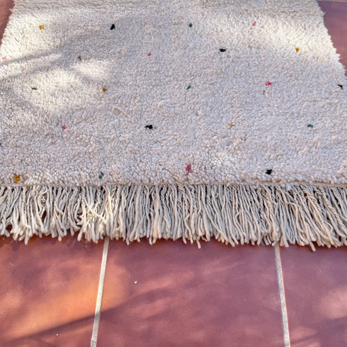 モロッコ ベニワレン ラグ ドット柄カラフルカーペット絨毯2