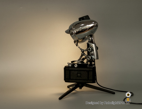 シンカー ランプ ロボット、ビンテージ カメラ ロボット デスク ランプ 8枚目の画像