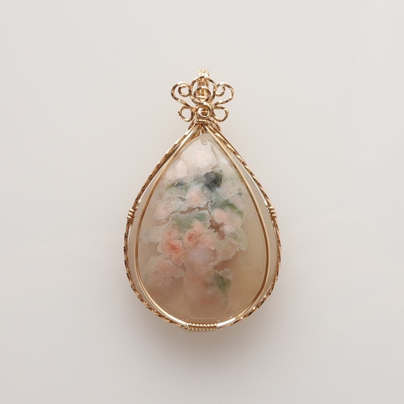 Cherry Blossom Agate  チェリーブロッサムアゲート　18kgf