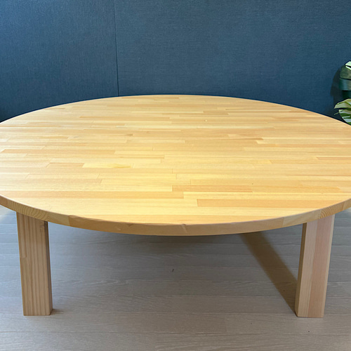 送料無料】 ローテーブル 丸形 120cm パイン ナチュラル 送料無料】 ローテーブル 丸形 120cm パイン ナチュラル