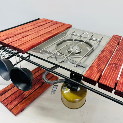 アイアンテーブル igtテーブル フラットバーナー ワトコオイル  