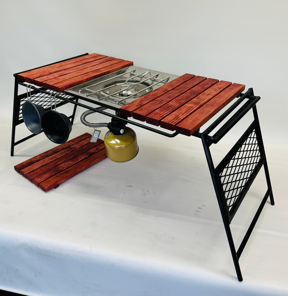 アイアンテーブル igtテーブル フラットバーナー ワトコオイル  