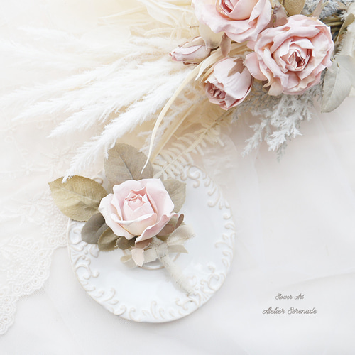 milky color bouquet アーティフィシャルフラワーブーケ