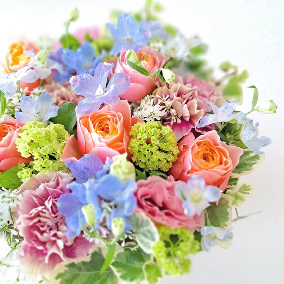 【  季節のテーブルアレンジメント 】 母の日  受注制作  生花  プレゼント ギフト 7枚目の画像
