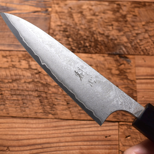 夏限定特別価格 キャンプにも！伝統工芸士 鍛造 V金10号 黒ダマスカス