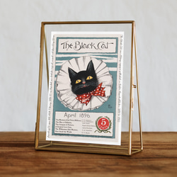 アートポスター ヴィンテージポスター 猫 ネコ L判 ハガキ 2L判 A4 A3 B3 インテリアポスター 6枚目の画像