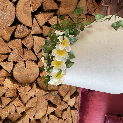 プルメリアの花冠〜Lea〜アーティフィシャルフラワー ヘッドドレス