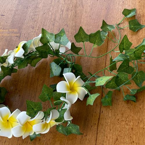 プルメリアの花冠〜Lea〜アーティフィシャルフラワー ヘッドドレス