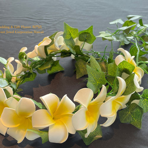 プルメリアの花冠〜Lea〜アーティフィシャルフラワー ヘッドドレス