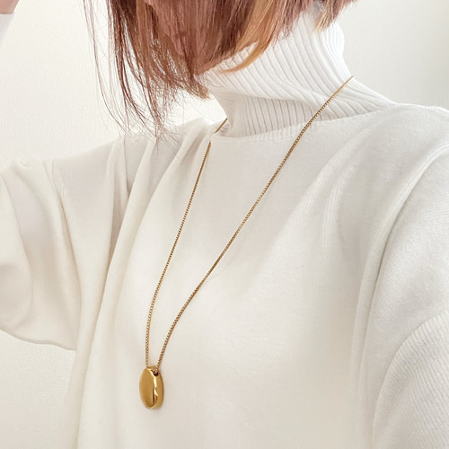 SALE 70cm ドロップロングネックレス サージカルステンレス ネックレス