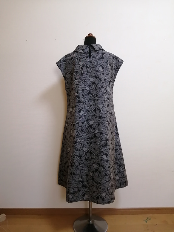 SOLD　着物リメイク　ワンピース　紬 