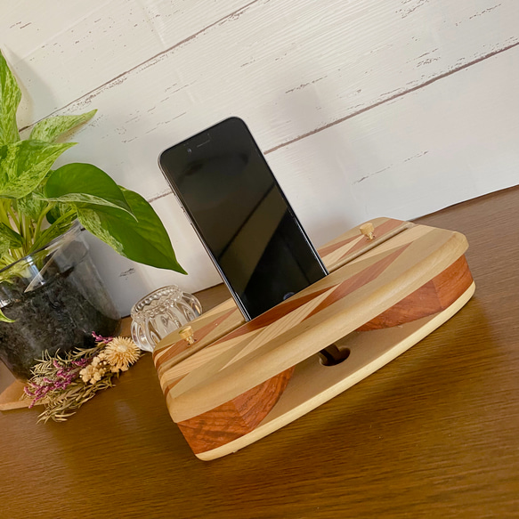 飛騨の匠　スマホウッドスピーカー 楽天市場】ウォールナット 木製 スマホスピーカー 置くだけ 電源