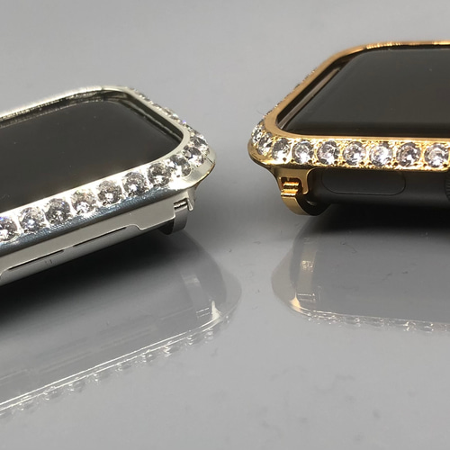 AppleWatchカバー 保護 ケース アップルウォッチ ゴールド