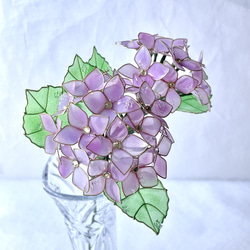 紫陽花(ライトピンク)２本セット 2枚目の画像