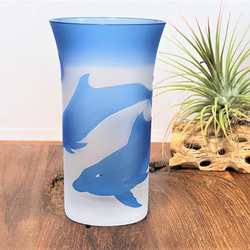 イルカの一口ビールグラス 2枚目の画像
