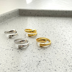 nuance ring ／ ニュアンスリング 変形リング ゴールドリング シルバーリング 指輪 セレクトアクセサリー 4枚目の画像