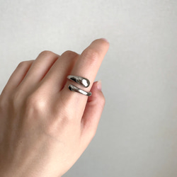 nuance ring ／ ニュアンスリング 変形リング ゴールドリング シルバーリング 指輪 セレクトアクセサリー 8枚目の画像